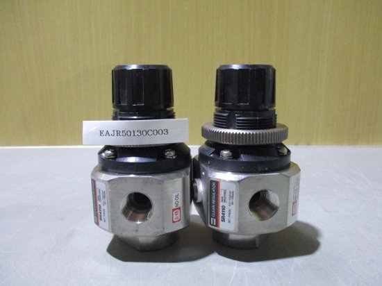 中古 SMC clean regulator SR4110 レギュレーター[2個セット] - growdesystem