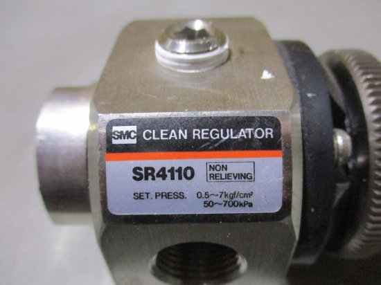 中古 SMC clean regulator SR4110 レギュレーター[2個セット] - growdesystem