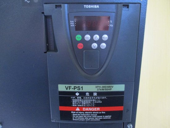 中古TOSHIBA ファン・ポンプ用インバータ VFPS1-4370PL 三相400V 適合モーター出力37kW - growdesystem