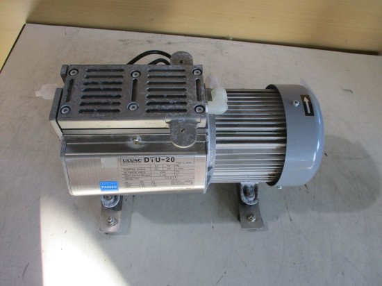 中古 ULVAC VACUUM PUMP DTU-20 真空ポンプ - growdesystem