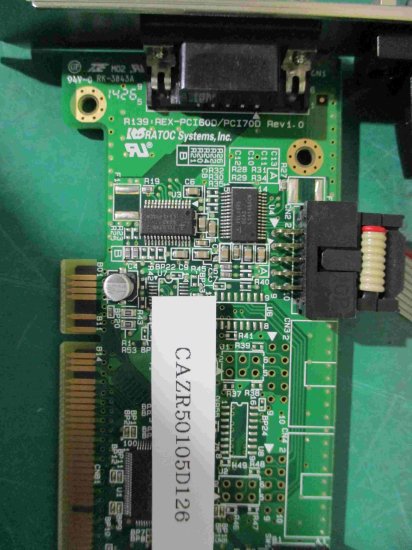 中古 RATOC SYSTEMS REX-PCI60D デジタルI/O PCIボード REX-PCI60D