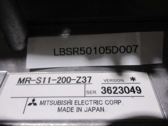 中古 MITSUBISHI SERVO DRIVE MR-S11-200-Z37 - growdesystem