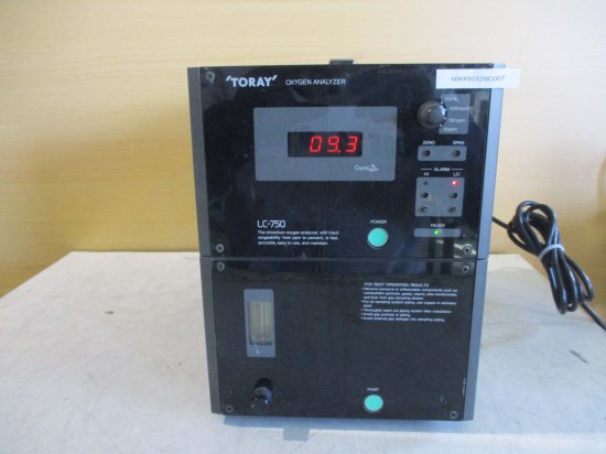 中古 TORAY LC-750/PC-120 酸素濃度計 通電OK - growdesystem