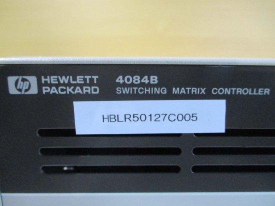 中古 HEWLETT PACKARD Switching Matrix Controller 4084B マトリックスコントローラーの切替 通電OK  - growdesystem