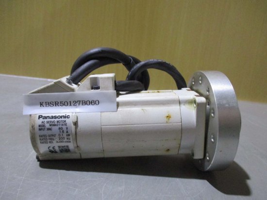 中古 PANASONIC AC SERVO MOTOR MSMA011A1E ACサーボモーター - growdesystem