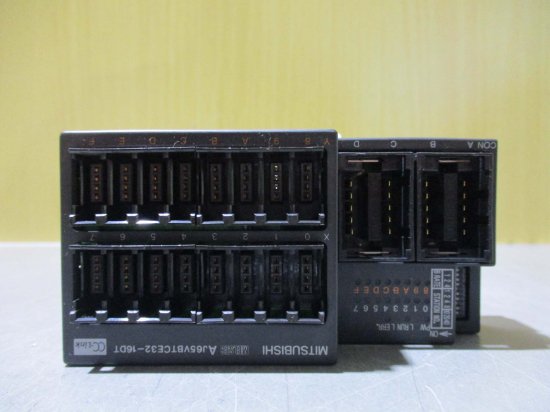 中古 MITSUBISHI INPUT/OUTPUT UNIT MELSEC AJ65VBTCE32-16DT  CC-Link小形タイプリモートユニット - growdesystem