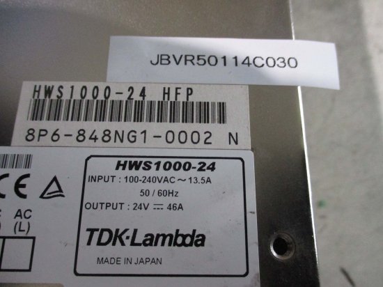 中古 TDK-Lambda HWS1000-24 AC入力電源 24V 46A - growdesystem