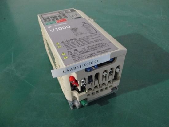 中古 YASKAWA V1000 Inverter CIMR-VA2A0002BSA インバーター 0.4KW/0.2KW AC3PH  200-240V 50/60Hz - growdesystem