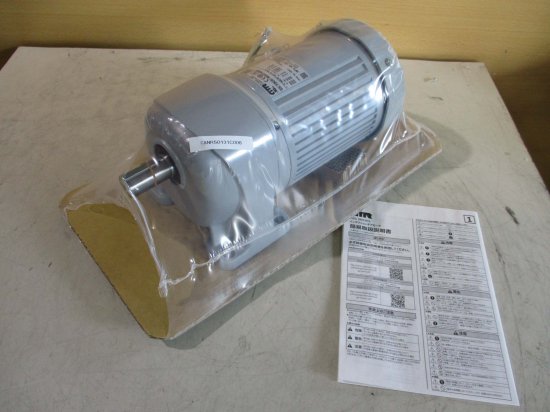 新古 NISSEI GTR THREE PHASE INDUCTION MOTOR G3L22N25-MM04TNNNN 三相誘導電動機 ギアモータ  200V 0.4kW - growdesystem