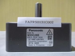  PANASONIC GEAR HEAD MX9G36B إå