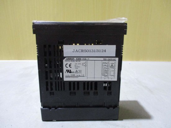 中古 OMRON DIGITAL PANEL METER K3HB-XVA-1 デジタルパネルメータ 100-240VAC - growdesystem