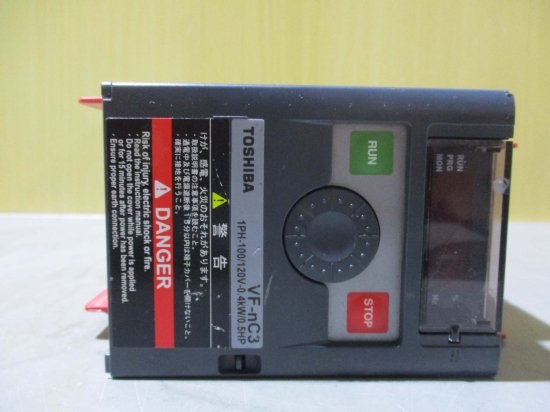 中古 TOSHIBA TRANSISTOR INVERTER VFNC3S-1004PB トランジスタ・インバータ 0.4kW 1.0kVA -  growdesystem