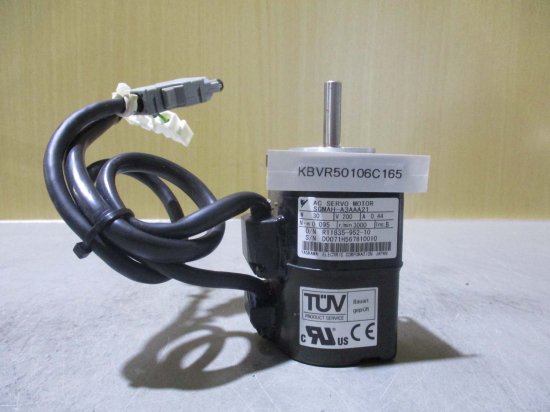 中古 YASKAWA AC SERVO MOTOR SGMAH-A3AAA21 AC サーボモーター 30W - growdesystem