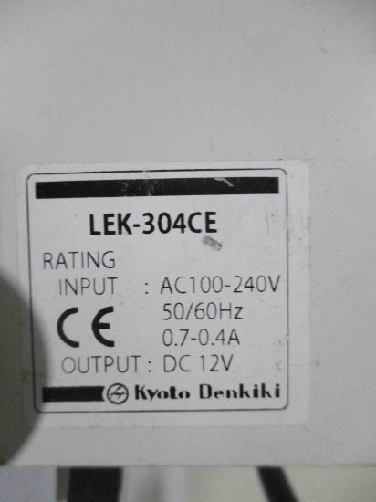 中古 Kyoto Denkiki LEK-304CE 画像処理用LED照明 PWM制御点灯電源 LEK300シリーズ - growdesystem