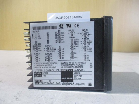 中古 YOKOGAWA CONTROLLER UT550 デジタル指示調節計 100-240VAC - growdesystem