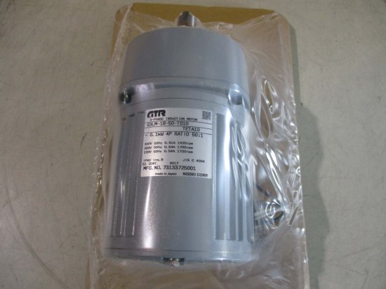 新古 NISSEI GTRギアモータ 3-PHASE INDUCTION MOTOR G3LM-18-50-T010 三相誘導電動機 0.1kW -  growdesystem