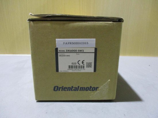 新古 ORIENTAL MOTOR INDUCTION MOTOR 5IK60GE-SW2 インダクションモーター 60W - growdesystem