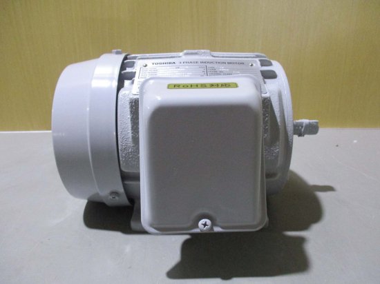 新古 TOSHIBA 3-PHASE INDUCTION MOTOR IK-FBK8 三相インダクションモーター 0.2kW -  growdesystem