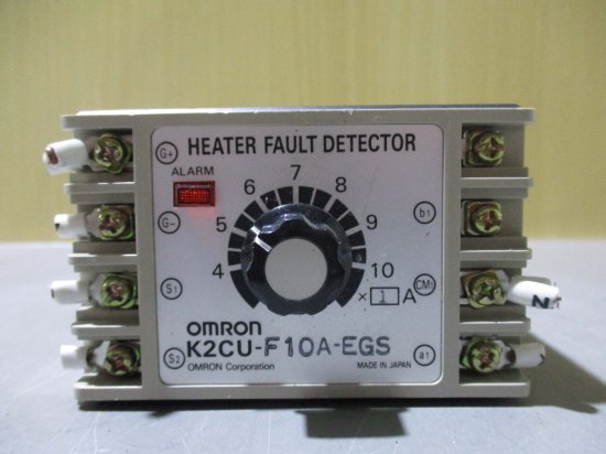 中古 OMRON HEATER FAULT DETECTOR K2CU-F10A-EGS ヒーター断線警報器 - growdesystem