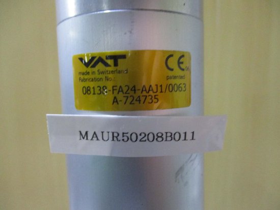 中古 VAT 08138-FA24-AAJ1/0063 A-724735 挿入式ゲートバルブ - growdesystem