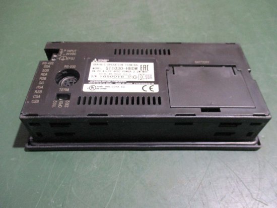 中古 MITSUBISHI GRAPHIC OPERATION TERMINAL GT1030-HBDW グラフィック操作端末 通電OK -  growdesystem