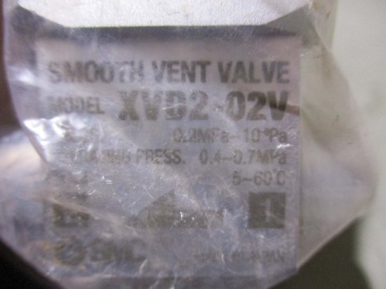 新古 SMC SMOOTH VENT VALVE XVD2-02V スムーズベントバルブ - growdesystem