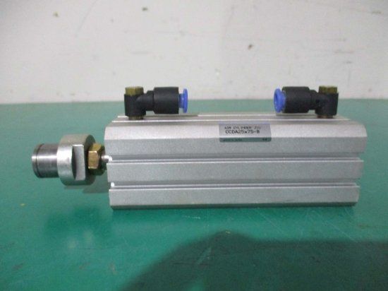 中古 KOGANEI AIR CYLINDER JIG CCDA25x75-B 薄型シリンダ - growdesystem