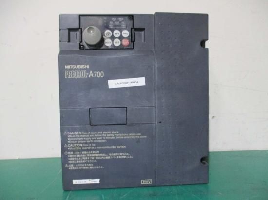 中古 MITSUBISHI FREQROL-A700 INVERTER FR-A720-5.5K インバーター 5.5kW - growdesystem