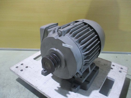 中古 TOSHIBA 三相 モーター 3 PHASE INDUCTION MOTOR IK DBKB 3.7KW ＜送料別＞ -  growdesystem