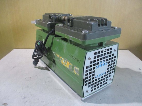 中古 ULVAC DIAPHRAGM VACUUM PUMP DA-60D ダイヤフラム真空ポンプ - growdesystem