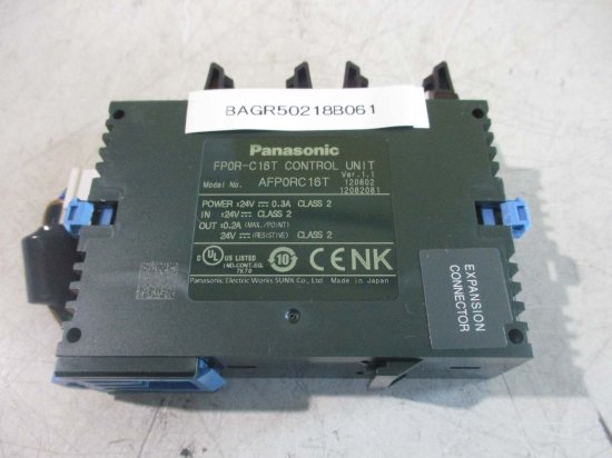 中古 Panasonic FP0R-C16T Control Unit AFR0RC16T - growdesystem