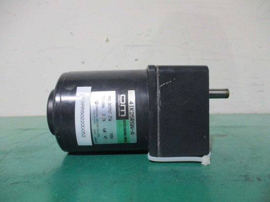 中古 ORIENTAL MOTOR GEAR HEAD 4GN50K/SPEED CONTROL MOTOR 4IK25RGN-A 25W -  growdesystem