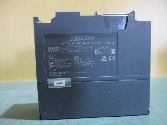 新古 SIEMENS SIMATIC S7-300 ANALOG INPUT MODULE 6ES7 331-7KF02-0AB0  アナログ入力モジュール - growdesystem