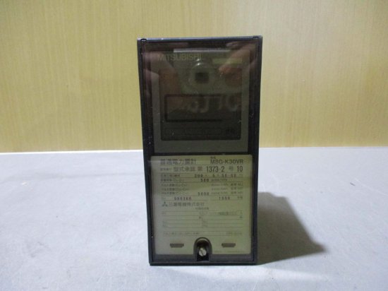 中古 MITSUBISHI M8G-K30VR 普通電力量計 200V - growdesystem