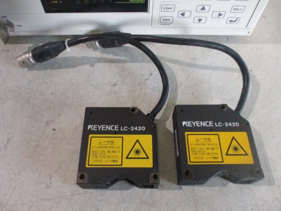 中古 KEYENCE LASER DISPLACEMENT METER LC-2400 超高精度レーザ変位計 通電OK - growdesystem