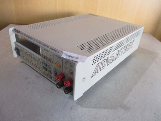 中古 ADVANTEST R6142 PROGRAMMABLE DC VOLTAGE/CURRENT GENERATOR 電源電流発生器 26VA  MAX 48-66Hz 通電OK - growdesystem