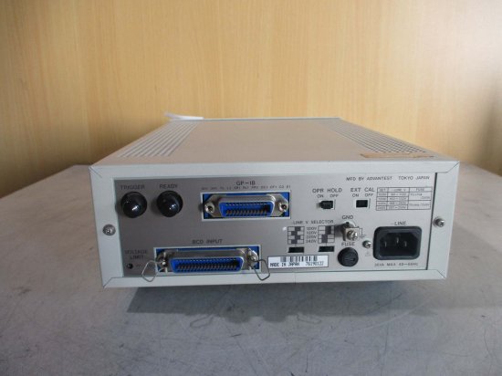 中古 ADVANTEST R6142 PROGRAMMABLE DC VOLTAGE/CURRENT GENERATOR 電源電流発生器 26VA  MAX 48-66Hz 通電OK - growdesystem