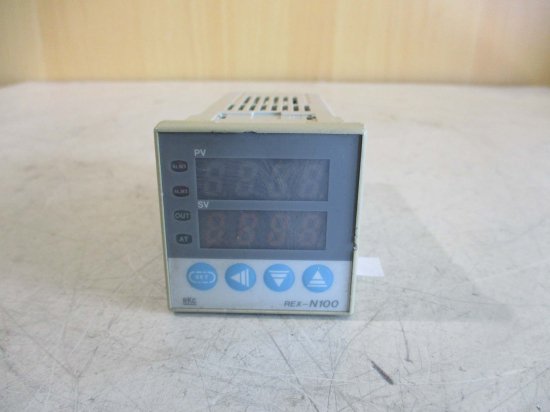 中古 RKC REX-N100 デジタル温度調節計 N100FK02-V*AN ZK-995A - growdesystem