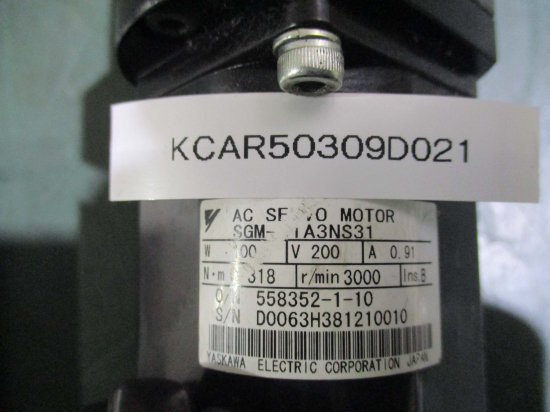 中古 YASKAWA AC SERVO MOTOR SGM-01A3NS31 - growdesystem