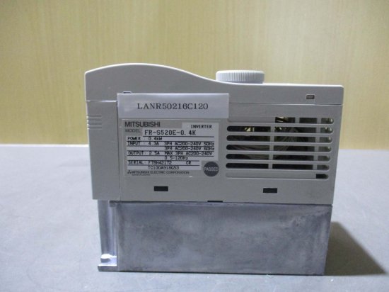 中古 MITSUBISHI INVERTER FR-S520E-0.4K インバータ 200-240V 0.4kW