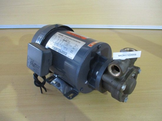 中古 TOSHIBA 3-PHASE INDUCTION MOTOR IK-FCKLK8 15KLD02Z 三相インダクションモーター 0.31KW  - growdesystem