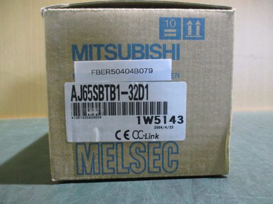 新古 MITSUBISHI MELSEC CC-Link小形タイプリモートI／Oユニット（入力ユニット）AJ65SBTB1-32D1 -  growdesystem