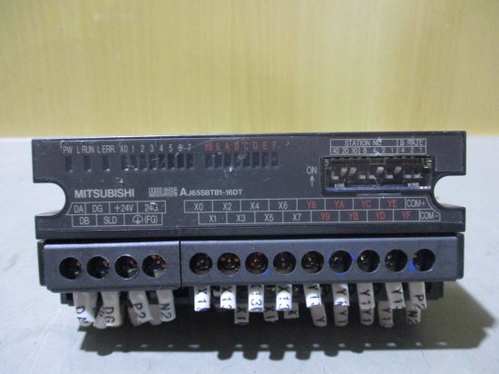 中古 MITSUBISHI CC-LINK INPUT/OUTPUT UNIT AJ65SBTB1-16DT - growdesystem