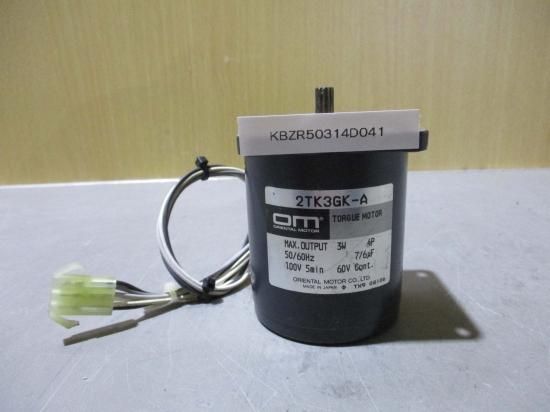 中古 ORIENTAL MOTOR TORQUE MOTOR 2TK3GK-A 3W - growdesystem