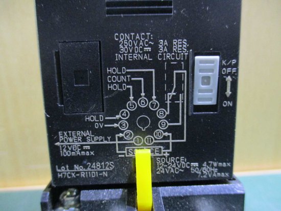 中古OMRON H7CX-R11D1-N デジタルカウンター, - growdesystem