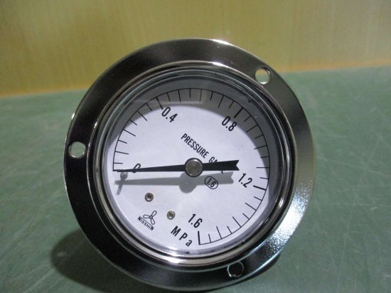 新古 NISSHIN PRESSURE GAUGE 60 DFO-N02N G1/4 1.6MPa 圧力計 - growdesystem