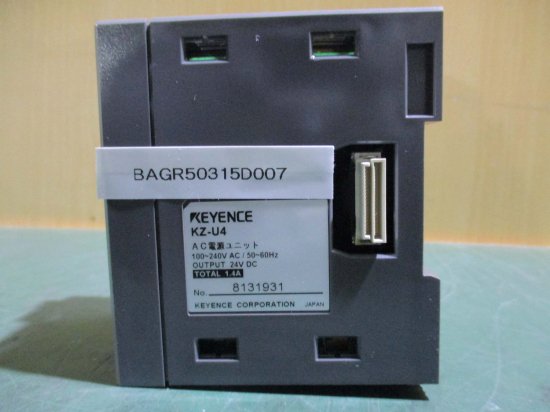 中古 KEYENCE KZ-U4 AC電源ユニット - growdesystem