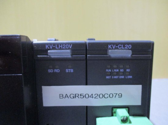 中古 KEYENCE KV-7500/KV-LH20V/KV-C20 プログラマブルコントローラ