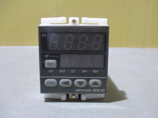 中古 YAMATAKE SDC10 Rs Temperature controller C10T6DTA0400 温度調節器 AC100-240V  7VA(JADR50420D423)