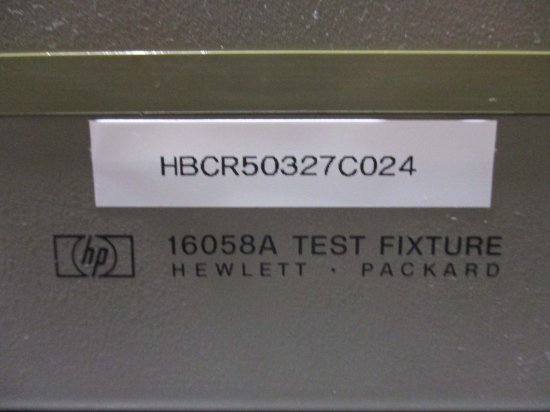 中古 HP Hewlett Packard Test Fixture 16058A テストフィクスチャ - growdesystem